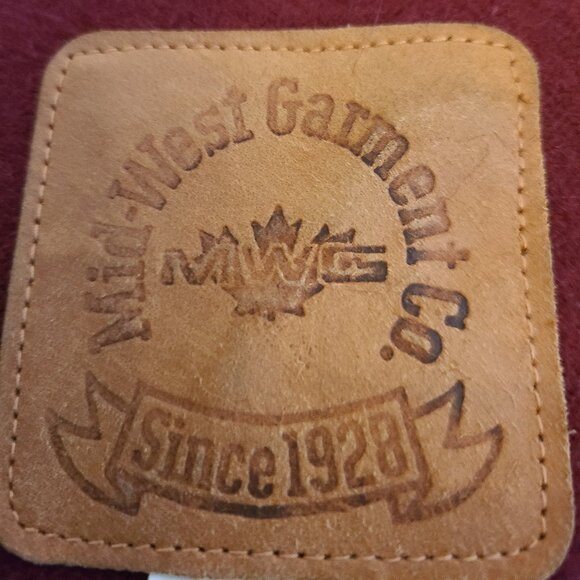 MIDWESTERN GARMENT CO VINTAGE  90'S RED SOUTHWESTERN BLAZER (SMALL) - Picture 6 of 9